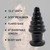 Prowler RED Twisted Tease Anal Plug Black
