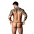 Male Power The Ultimate Duo CRR Pouch G-String & Red Cock Ring Black S/M