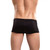 Male Power The Ultimate Duo CRR Zipper Short & Red Cock Ring Black S/M