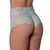 Magic Silk Pheromone Panties Split Crotch Lace Boy Short 2-Pack Aqua/Black L/XL