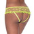 Magic Silk Sweetums Skirted Hipster with Open Crotch Panty Pina Colada L/XL