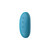 Luv Inc Cr23: Curved Ring Luv Beads Metallic Blue