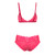 Magic Silk Get It Girl Peek-a-Boo Bralette & Split Crotch Boy Short Diva Pink L/XL