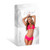 Magic Silk Get It Girl Peek-a-Boo Bralette & Split Crotch Boy Short Diva Pink L/XL