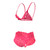 Magic Silk Get It Girl Peek-a-Boo Bralette & Split Crotch Boy Short Diva Pink Queen Size