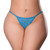 Magic Silk Flirty Hearts Open Back Panty Blue Sugar Queen Size