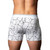 Male Power Soo Cumfy Boxer Brief Black/White L