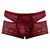 Male Power Lucifer Cutout Short Burgundy M