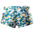 Male Power Cut It Out! Cutout Mini Short Blue/White L