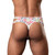 Male Power Cut It Out! Cutout Thong Red/Black L/XL