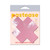 Pastease Plus X: Faux Latex Pleather Vinyl Baby Pink Cross Pasties