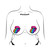 Pastease Taste the Rainbow Sparkling Tongue Out Breast Covers
