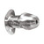 Master Series Dicked Clear Hollow Anal Plug XLarge