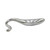 Rouge Stainless Steel Hollow Curved Wand In Case