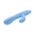 Playboy Up & Away Rechargeable Silicone Rabbit Vibrator Blue