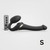 Strap-On-Me Multi Orgasm Bendable Strapless Strap-On Black Small