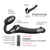 Strap-On-Me Multi Orgasm Bendable Strapless Strap-On Black Small