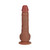 RealRock 7 in. Vibrating Cock with Balls Regular Straight Tan