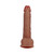 RealRock 7 in. Vibrating Cock with Balls Regular Straight Tan