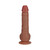 RealRock 7 in. Vibrating Cock with Balls Regular Straight Tan