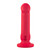 Impressions Las Vegas Rechargeable Silicone 8.25 in. Vibrating Dildo Crimson