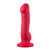 Impressions Las Vegas Rechargeable Silicone 8.25 in. Vibrating Dildo Crimson