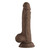FemmeFunn Vortex Turbo Baller 2.0 8.25 in. Vibrating Rotating Dildo Brown