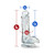 Naturally Yours 6 in. Glitter Cock Realistic Dildo with Balls Sparkling Clear