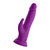 FemmeFunn Vortex Turbo Rabbit 2.0 8 in. Dual Stimulation Vibrating Dildo Purple