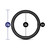 Performance VS1 Pure Premium Silicone Cockrings 3-Pack Medium Black