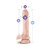 Dr. Skin Cock 1 Realistic 9 in. Dildo with Balls Beige