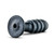 Jet Bruiser 7.5 in. Anal Plug Carbon Metallic Black