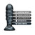 Jet Bruiser 7.5 in. Anal Plug Carbon Metallic Black