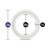 Performance VS2 Pure Premium Silicone Cockrings 3-Pack Small White