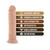 Dr. Skin Realistic 9.5 in. Dildo Beige