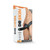 Dr. Skin 6 in. Hollow Strap On Black