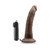 Dr. Skin Dr. Dave Realistic 7 in. Vibrating Dildo Brown