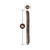 Dr. Skin 18 in. Double Dildo Brown