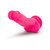Neo Elite 7.5 in. Silicone Dual Density Dildo with Balls Neon Pink