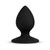 Temptasia 'Slut' Silicone Anal Plug Black