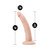 Au Naturel Jack 7.5 in. Posable Dual Density Dildo Beige