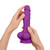 FemmeFunn Vortex Turbo Baller 2.0 8.25 in. Vibrating Rotating Dildo Purple