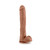 Au Naturel Daddy 14 in. Posable Dual Density Dildo with Balls Tan