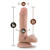 Dr. Skin Silicone Dr. Daniel Realistic 6 in. Posable Dildo with Balls Beige