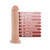 Dr. Skin Plus Thick 9 in. Triple Density Posable Dildo Beige