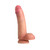 Curve Toys Jock Dual Density 8 in. Silicone Dildo with Balls & Suction Cup Light