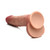 Curve Toys Jock Dual Density 9 in. Silicone Dildo with Balls & Suction Cup Light