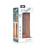 Curve Toys Jock Dual Density 10 in. Silicone Dildo with Balls & Suction Cup Light