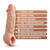 Performance Plus Intrepid 2 in. Silicone Penis Xtender Beige