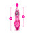 Naturally Yours Fantasy Vibe Realistic 8.5 in. Vibrating Dildo Pink